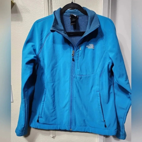 The North Face Women's Apex Bionic Teal Zip-Up Jacket Size Large - Picture 1 of 7